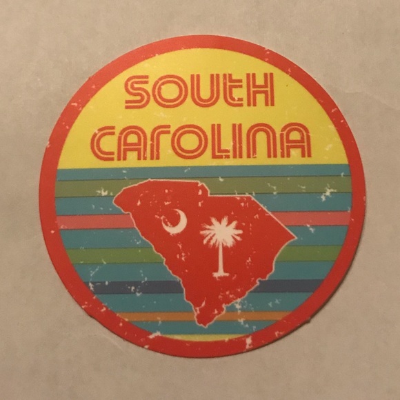 South Carolina Matte Finish PVC Removable Waterproof Decor Accent St… - Picture 4 of 13